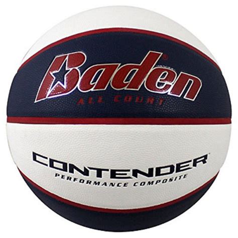 Baden Contender 285 Indooroutdoor Basketball Redwhiteblue