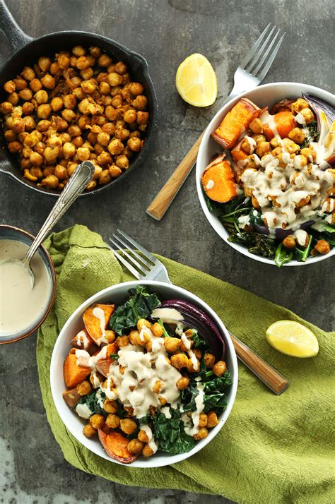 Sweet Potato Chickpea Buddha Bowl Minimalist Baker Recipes