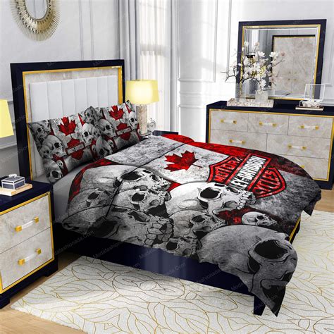 Buy Harley Davidson Skulls Bedding Sets Bed Sets