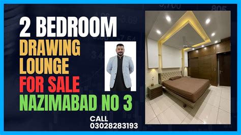 2 Bedroom Drawing Lounge Flat For Sale In Nazimabad No 3 YouTube