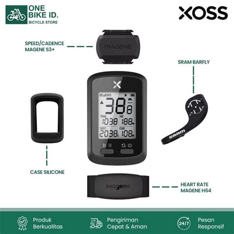 Jual Paket PRO XOSS G Plus Dan Magene Heart Rate Cadence Sensor Dan