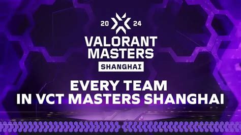 Valorant Features Vct 2024 Masters Shanghai All Twelve Qualified