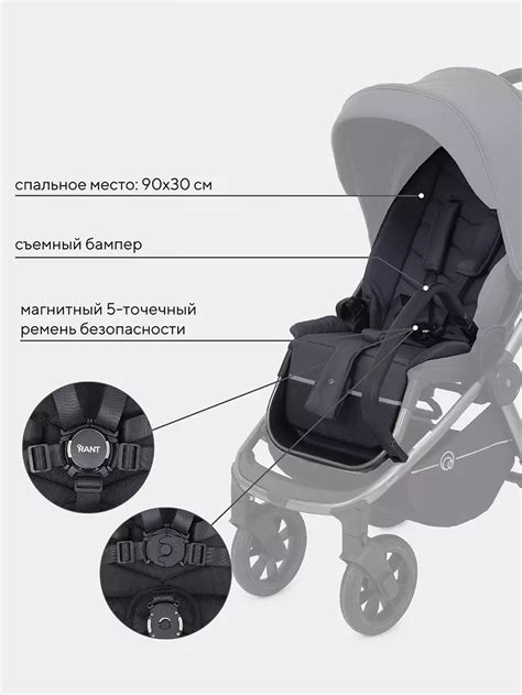 Коляска 2 в 1 Rant Flex Pro 2023 RA074 Graphite — купить в интернет ...