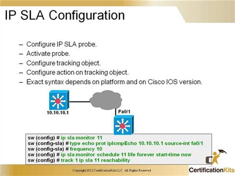 Cisco Ccnp Switch Service Level Agreements Certificationkits