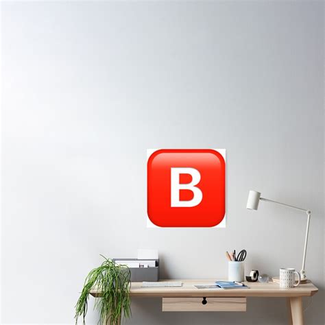 "B Meme Emoji" Poster for Sale by aMemeStore | Redbubble