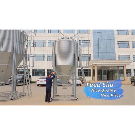 Grain Storage Silo Outdoor Galvanized Steel Bin For Grain Storage