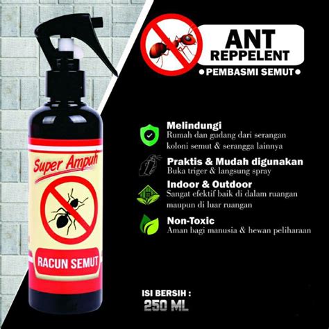 Jual Obat Racun Pembasmi Anti Semut Super Ampuh Spray Semprot 250ml