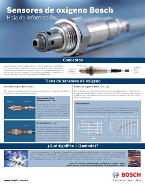 Sensor De Oxigeno Universal Cables Bosch Entire Collection