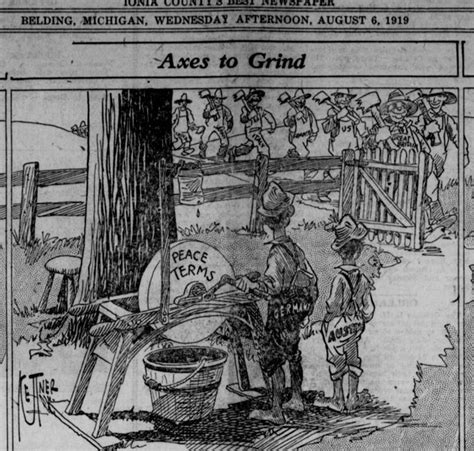 Pin On Ww1 Newspaper Editorial Cartoons