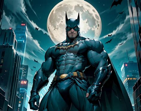 Batman - AI Art by Yuliang Wu by YuliangWuArtGallery on DeviantArt