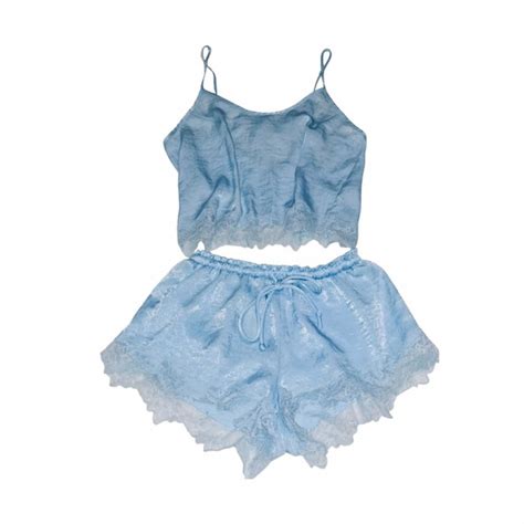 Tops Blue Lingerie Set Poshmark