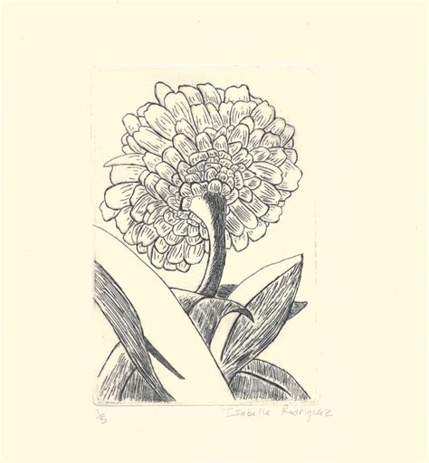 Intaglio Print First Flower By Beetlebelle On Deviantart