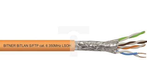 Kabel Teleinformatyczny BiTLAN S FTP 4x2x23 AWG 0 54 Kat 6 350MHz