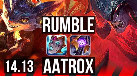 RUMBLE Vs AATROX TOP Rank 1 Rumble Rank 3 6 3 9 VN Challenger