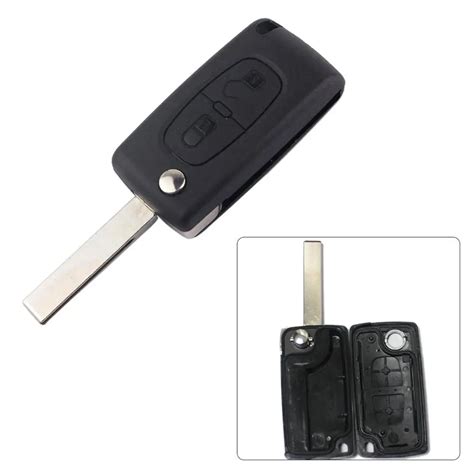 2 Button Car Remote Flip Key Fob Case Shell For Citroen C2 C5 C3 C4 C6