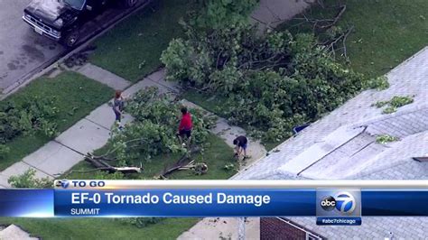 Ef 0 Tornado Touched Down In Summit Officials Say Abc7 Chicago