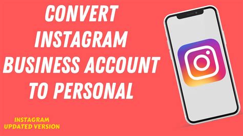 How To Convert Instagram Business Account To Personal Account 2023