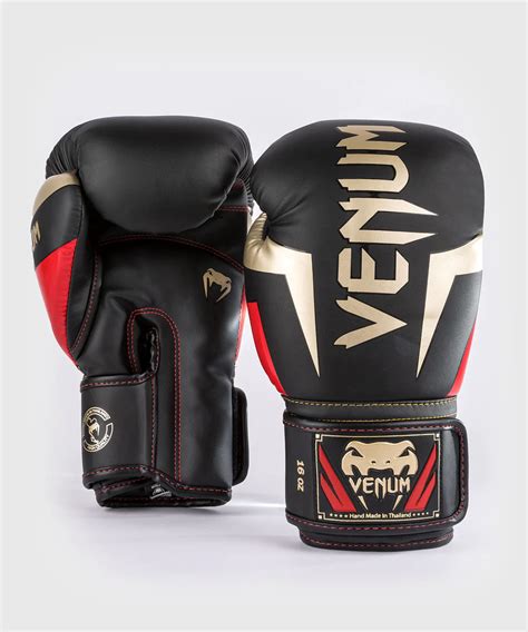 Guantes De Boxeo Venum Elite Negro Oro