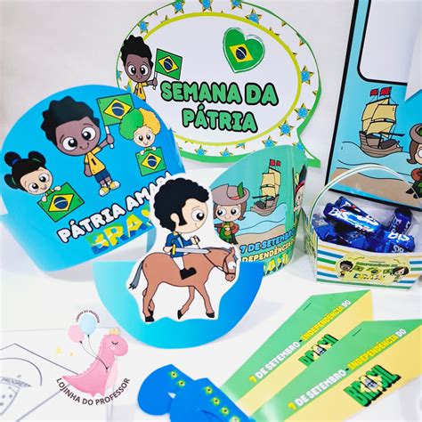 Decoraçao Semana Da Patria - Semana da pátria- kit – Lojinha do Professor