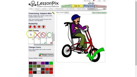 Customizing Symbols And Changing Colors In Lessonpix Youtube