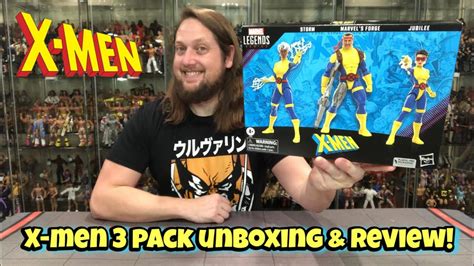 Forge Storm And Jubilee Marvel Legends X Men Unboxing Review Youtube