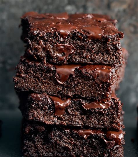 Healthy Chocolate Banana Brownies Food Glorious Food