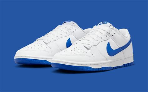 Nike Dunk Low Retro White Hyper Royal Dv Sneaker Style