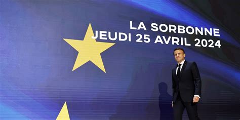 Europ Ennes Lr Exige Que Le Discours De Macron La Sorbonne Soit