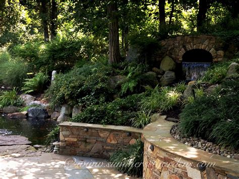 Garden Design: Pond, Waterfall & Patio in Rockland County, NY