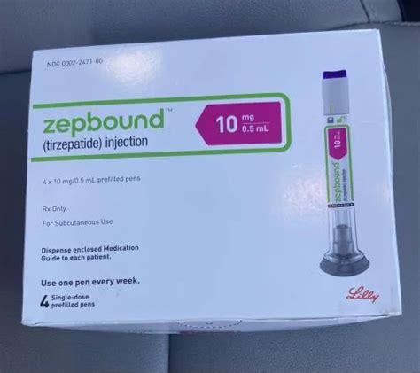 Eli Lilly Weight Loss Drug Zepbound Tirzepatide Injection 2 5mg 5mg 7