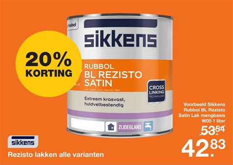 Sikkens Rezisto Lakken Aanbieding Bij Bouwmaat Folders Nl