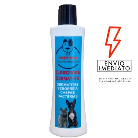 Shampoo Clorexidina Para Dermatite Canina Coceiras Antiqueda