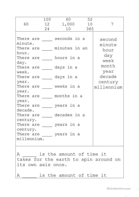 Time Words Worksheets Worksheetscity