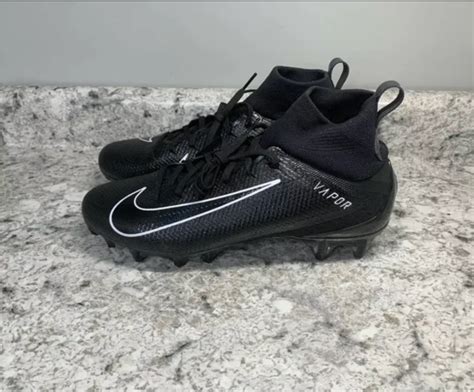 Black Mens Molded Cleats Nike Vapor Untouchable Pro 3 Cleats