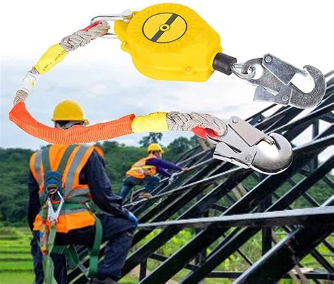 Buy Self Retracting Lifeline High Altitude Fall Arrester For Roofing