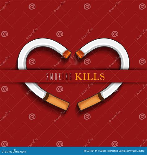 Poster Banner Or Flyer For No Smoking Day Stock Illustration