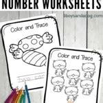 Halloween Number Worksheets for Preschoolers