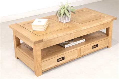 Table Basse Rectangulaire N En Ch Ne Avec Allonge Incorpor E De Cm