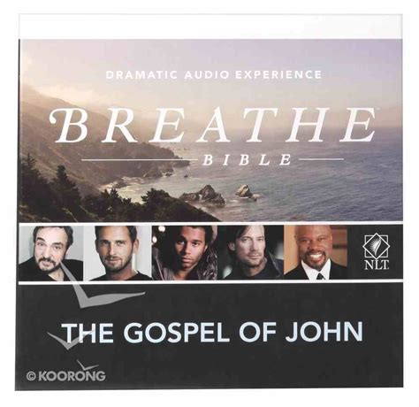 NLT Breathe Audio Bible Gospel Of John 2 Cds By Tyndale House