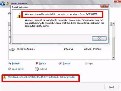 Ways To Fix Windows Cannot Be Installed On Drive Partition