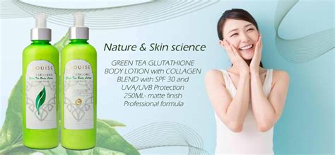 Louise Skincare Philippines Green Tea Glutathione Body Lotion Banner 3