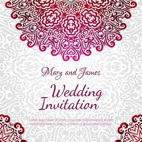 14063931 Indian Wedding Card Vector Images Depositphotos