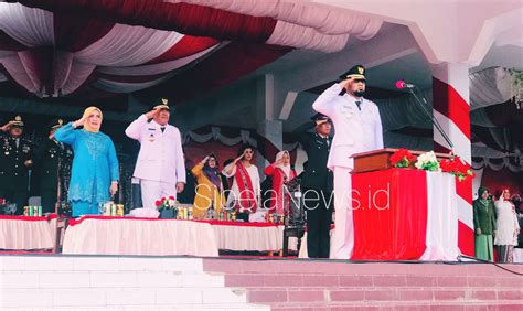 Wabup Halsel Bassam Kasuba Irup Penurunan Bendera Peringatan Hut Ri Ke