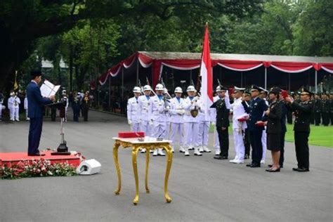 Presiden Jokowi Lantik Perwira Remaja Tni Dan