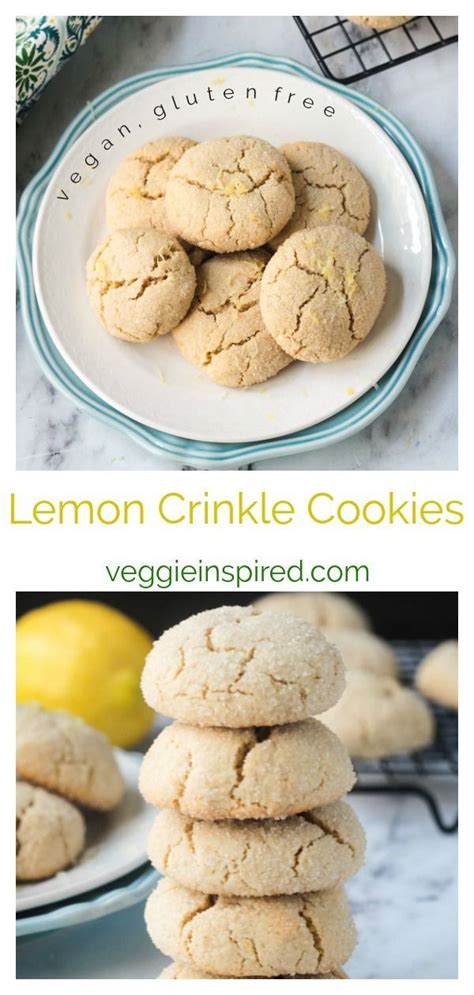 Lemon Crinkle Cookies Crispy Exteriors Soft Middles And A Big Dose Of Fresh Lemon Flavor In