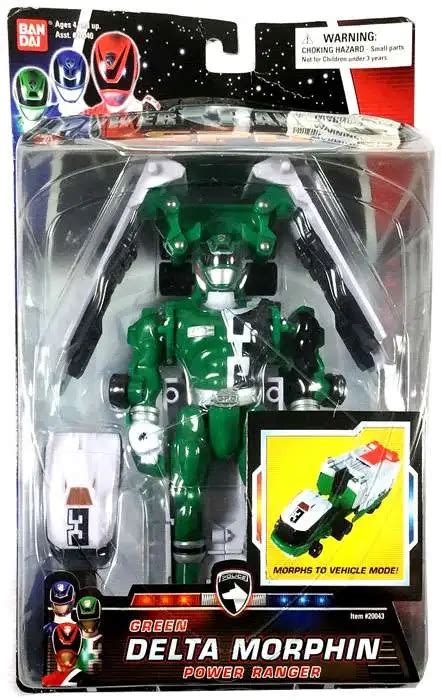 Power Rangers SPD Green Delta Morphin Power Ranger Action Figure Bandai ...