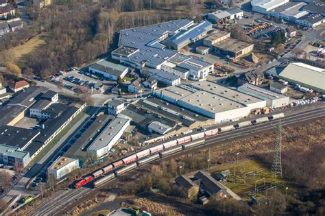 Menden Sauerland Von Oben Industrie Und Gewerbegebiet In Menden