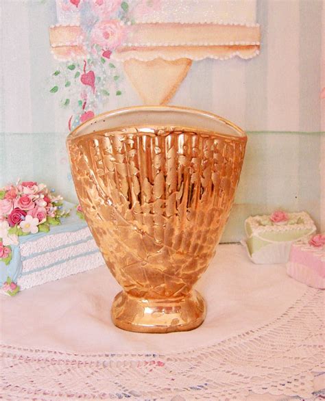 Vintage Weeping Bright Gold Vase 22k Vase Hollywood Regency Etsy