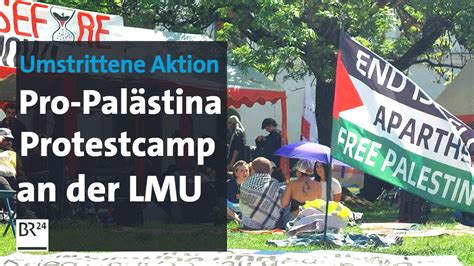 Lmu M Nchen Pro Pal Stina Protestcamp Br Youtube