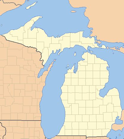 Template:Michigan County Labelled Map - Wikipedia